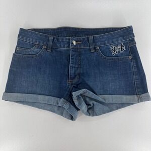 Women's Blue Denim Shorts